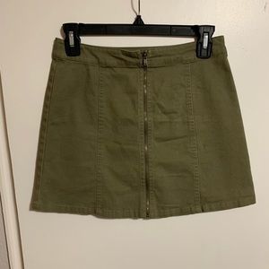 Army Green Skirt